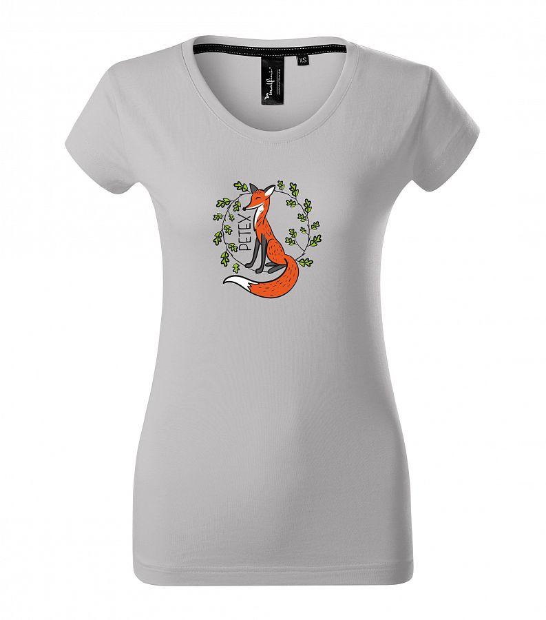 Dámské tričko myslivecké s lištičkou PXT CREATIVE 154 silver gray vel. L  - Obrázek Dámské tričko myslivecké s lištičkou PXT CREATIVE 154 silver gray vel. L  - Obrázek